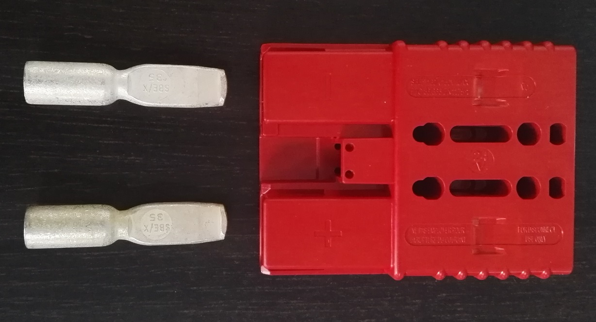 Rema SRE 160A / SBE 160 / SBX 175, Kontakty 35mm ČERVENÝ / red, 24V