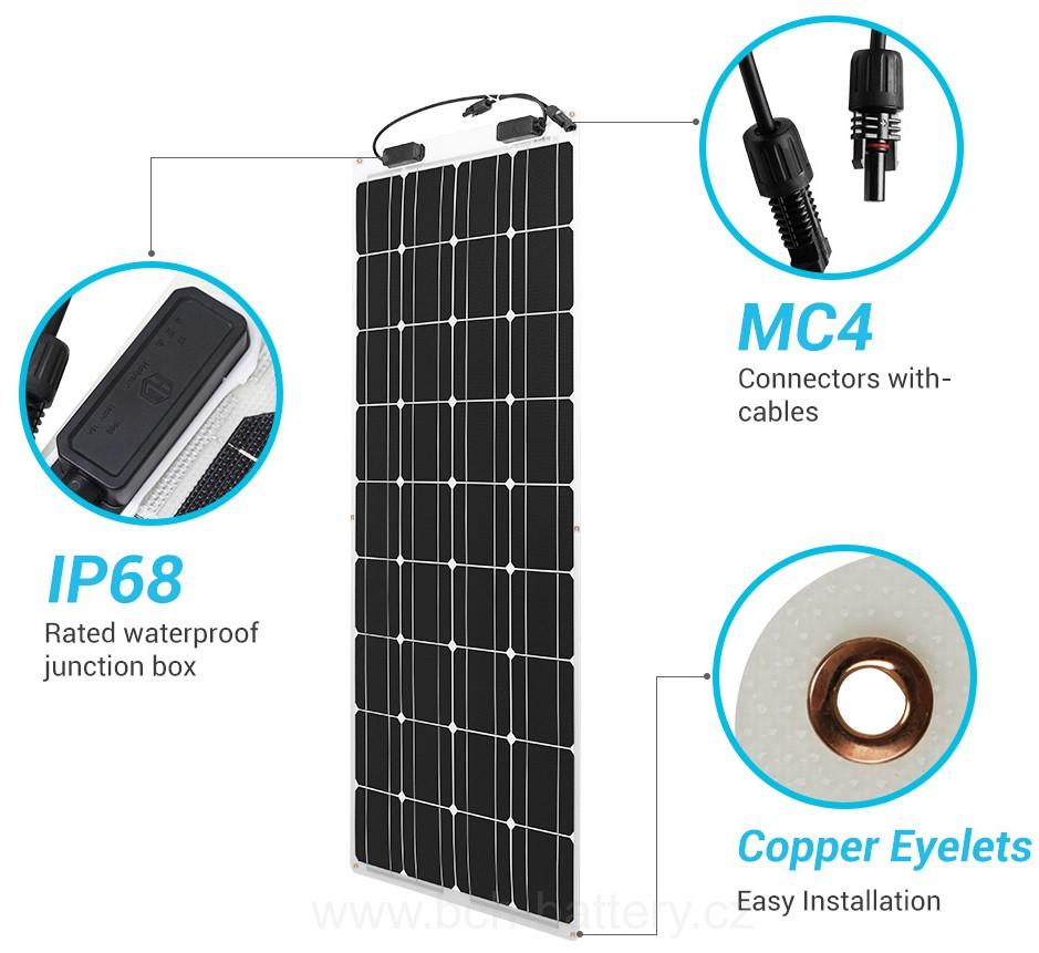 Flexibilní solární panel Renogy 175Wp/12V