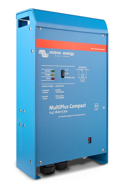Měnič/nabíječ Victron Energy MultiPlus C 24V/800VA/16A -16A, 700W