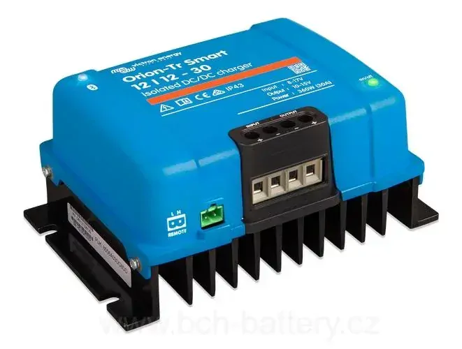 DC-DC nabíječka Victron Energy, Orion-Tr Smart - 24V DC na 12V DC, 30A (360W) izolovaná