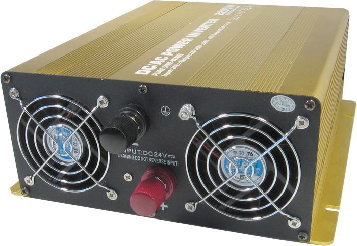 Měnič napětí 12V/230V 2200W, Soluowill NP2200, čistá sinusovka