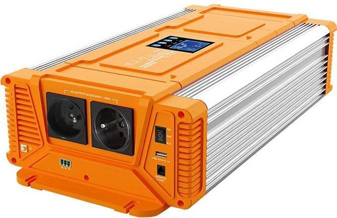 Měnič napětí 24V/230V 2000W, CARSPA PX2000,čistá sinusovka, D.O.drátové