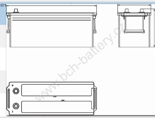 EXIDE - EXPERT HVR  225Ah/12V 1150A (EE2253)