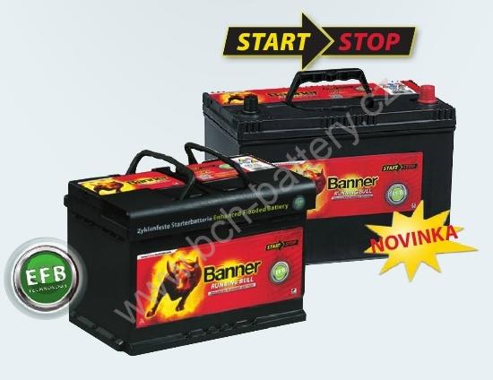 Autobaterie Banner Running Bull AGM 570 01, 70Ah, 12V / 720A ( 57001 )