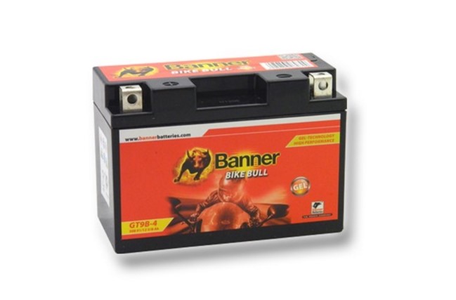 Motobaterie Banner Bike Bull GEL 50801, GT9B-4 (YT9B-BS), 12V - 8Ah
