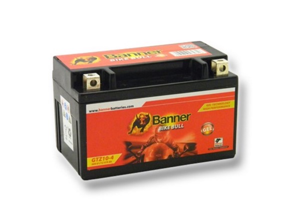 Motobaterie Banner Bike Bull GEL 50901, GTZ10-4 (YTZ10S), 12V - 9Ah