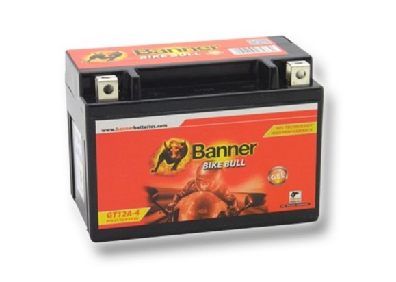 Motobaterie Banner Bike Bull GEL 51021, GT12A-4 (YT12A-BS), 12V - 10Ah