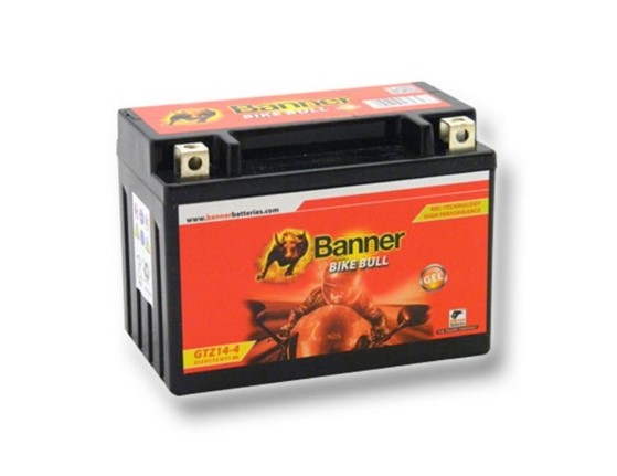 Motobaterie Banner Bike Bull GEL 51201, GTZ14-4 (YTZ14S), 12V - 11Ah