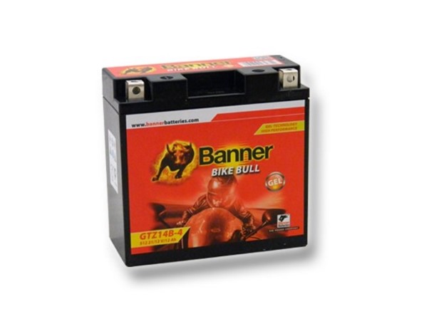 Motobaterie Banner Bike Bull GEL 51221, GTZ14B-4 (YT14B-BS), 12V - 12Ah