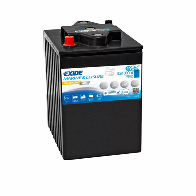 Trakční baterie EXIDE EQUIPMENT GEL ES1000-6, 190Ah, 6V, 1000Wh