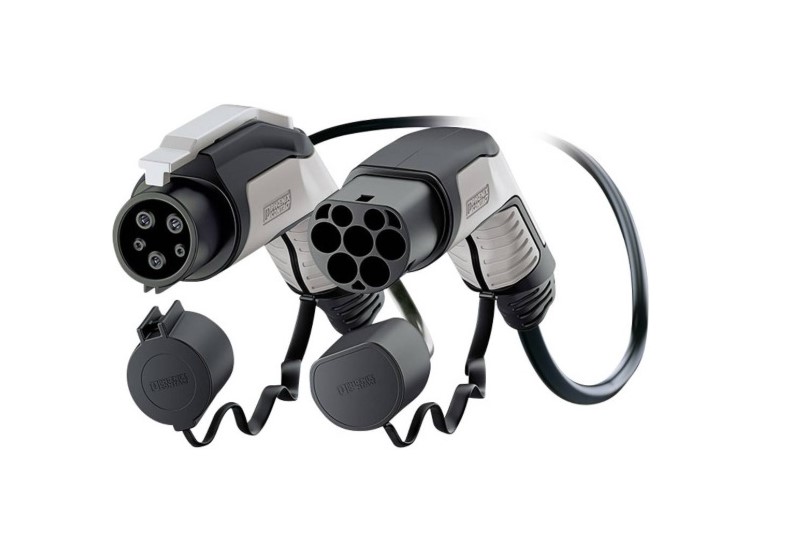 Nabíjecí kabel pro elektromobily Phoenix Contact 1628023, 5 m ,Typ 1 vstup/Typ 2 výstup, 32A, 3fázový
