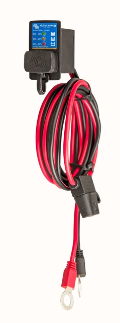 Panelový indikátor stavu baterie s oky M8 Victron Energy k BP IP65 - 3838