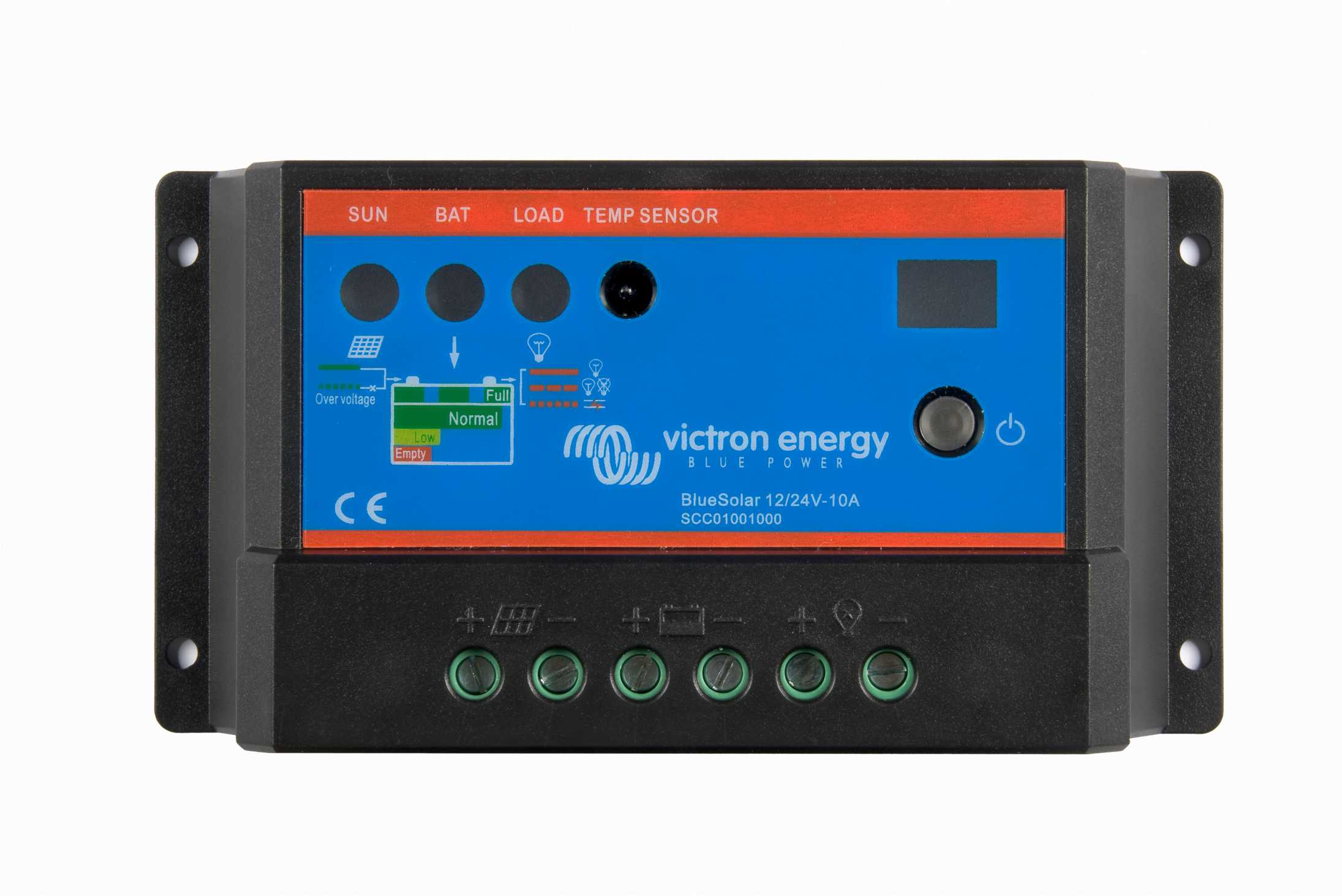 PWM solární regulátor Victron Energy 12LCD&USB 20V/150Wp nebo 24V/300Wp, 10A