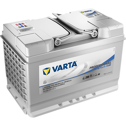 Trakční baterie Varta Professional Deep Cycle AGM, 12V - 60Ah, LAD60B, 830 060 051
