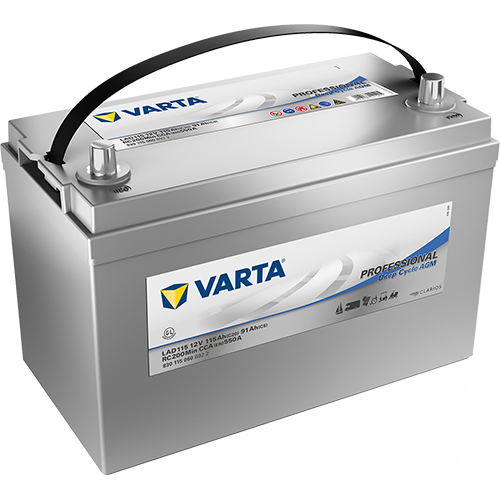 Trakční baterie Varta Professional Deep Cycle AGM, 12V - 115Ah, LAD115, 830 115 060