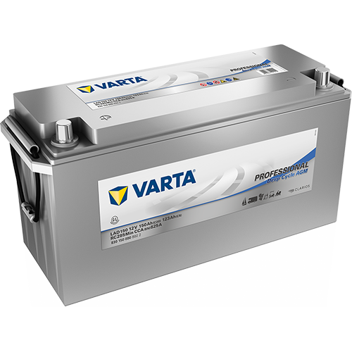 Trakční baterie Varta Professional Deep Cycle AGM, 12V - 150Ah, LAD150, 830 150 090