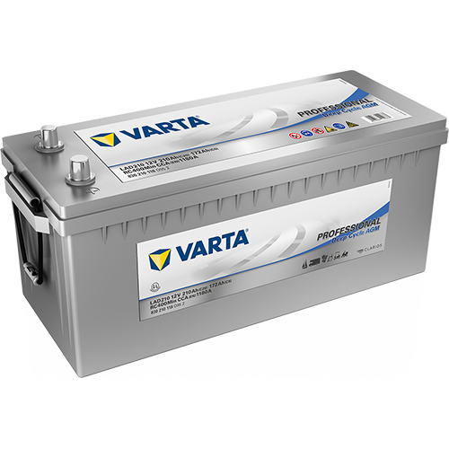 Trakční baterie Varta Professional Deep Cycle AGM, 12V - 210Ah, LAD210, 830 210 118
