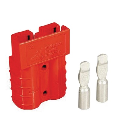 Rema SB 175, kontakt 50mm2, ČERVENÝ / red, 24V, Connector SB 175- 53,5 (50mm2) Red 24V