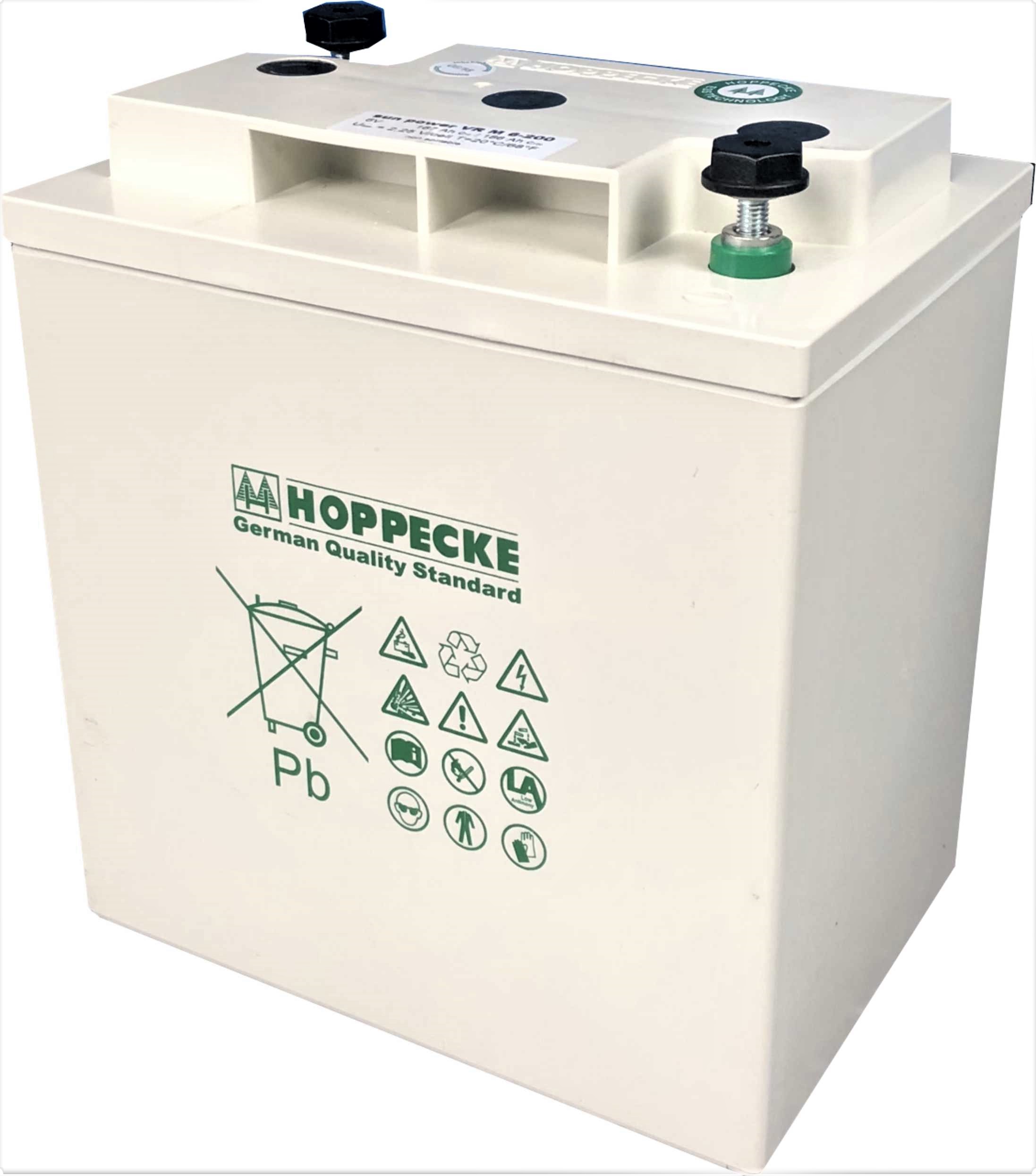 Solární baterie Hoppecke Sun Power VRM 6-200, 6V / 186Ah C100