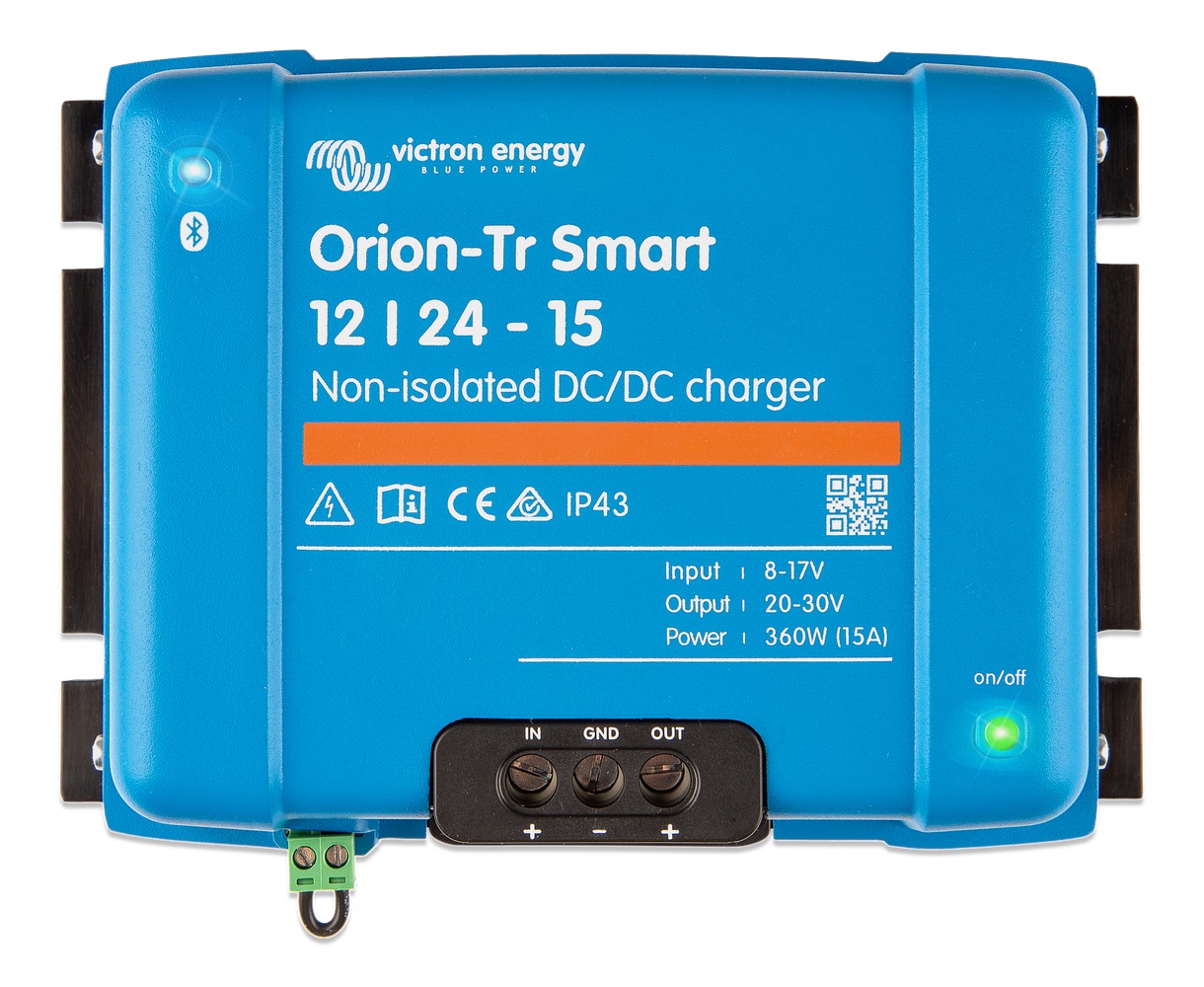 DC-DC nabíječka Victron Energy, Orion-Tr Smart - 12V DC na 24V DC, 15A (360W) neizolovaná
