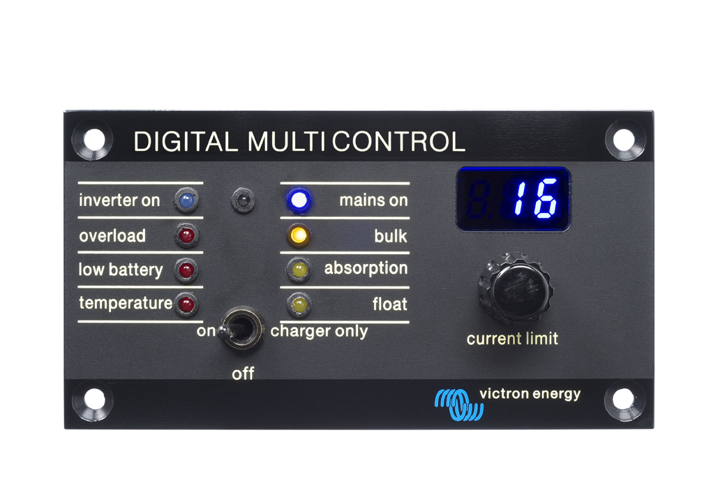 Digitální multifunkční panel Victron Energy Multicontrol 200/200A