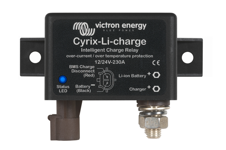 Victron Energy Cyrix-Li-Charge 12/24V 230A, Inteligentní propojovač a odpojovací relé DC nabíjení LiFePO4 baterií