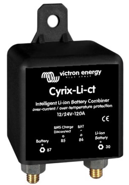 Victron Energy Cyrix-Li-ct 12/24V 120A, Inteligentní propojovač LiFePO4 a olověné baterie