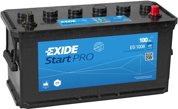 Autobaterie Exide StartPRO 12V, 100Ah, 680A, EG1108