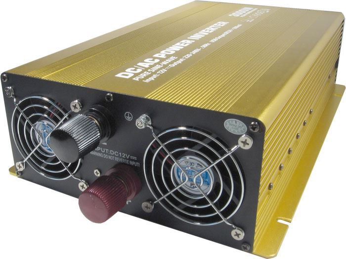 Měnič napětí 12V/230V 3000W, Soluowill NP3000, čistá sinusovka