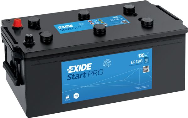 Autobaterie Exide StartPRO 12V, 120Ah, 680A, EG1203