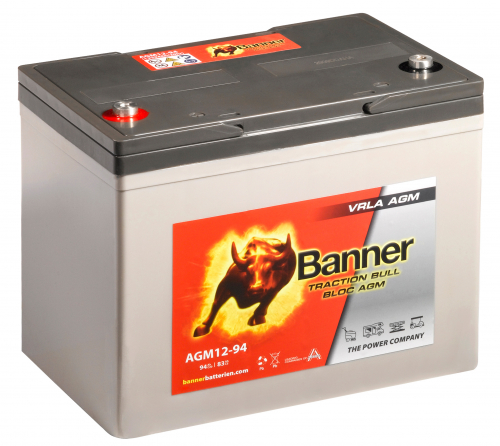 Trakční baterie Banner AGM 12-94 12V 94Ah C20 / 83Ah C5 Deep cycle