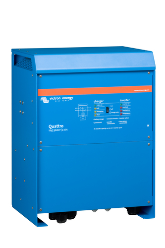 Měnič/nabíječ Victron Energy Quattro 12V/5000VA/220A-100A/100A 4000W