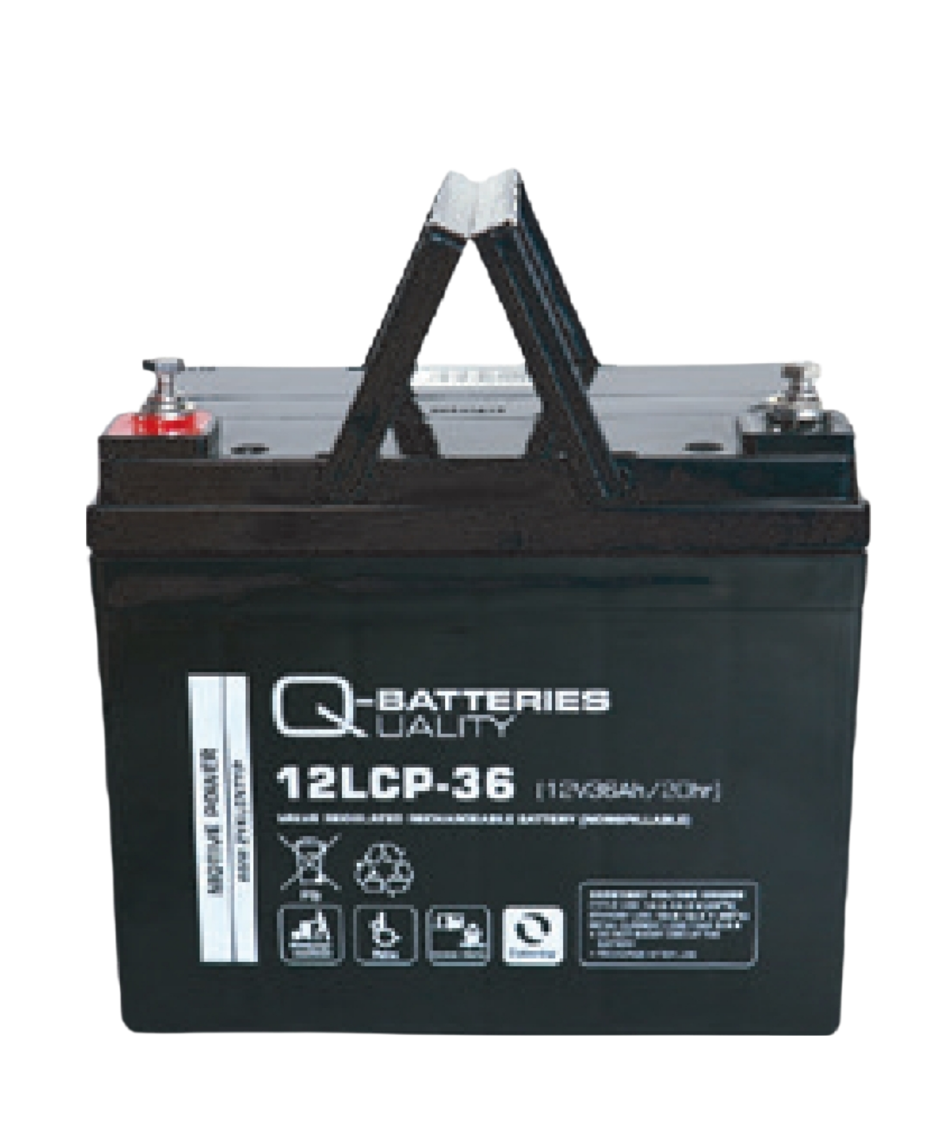 Q-Batteries 12LCP-36 12V 33Ah C5 trakční AGM akumulátor