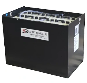 Trakční baterie BCH Battery 24V 8PzS1000 s Aquamatic systémem, 827 x 486 x 612(627) mm DIN A