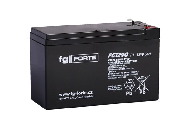 FG-Forte FG1290 - 12V / 9Ah kontakty F1