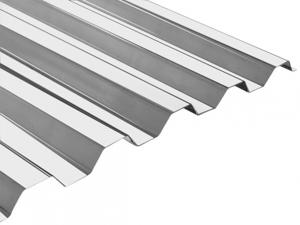 Set konstrukce pro 16 panelů 5-8kW, kotvení pomocí nerezových držáků NH10 do trapézového plechu