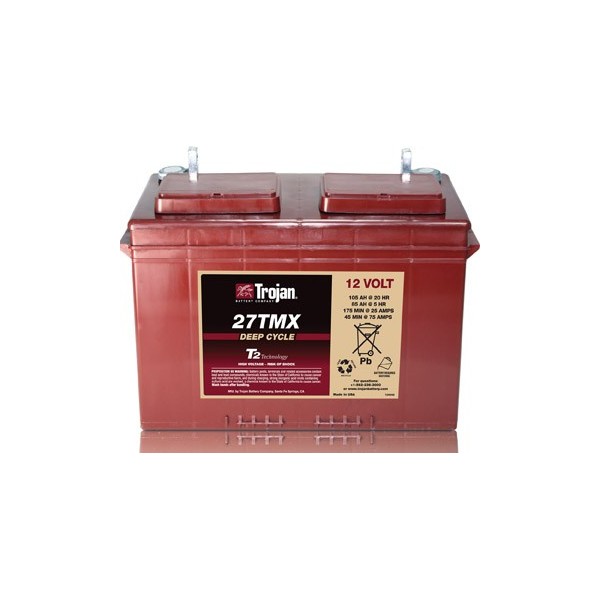 Trakční baterie TROJAN 27TMX (6/6 GIS 79) / 12V, 105Ah, 324 x 171 x 248 mm