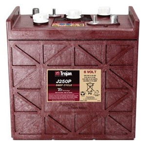 Trakční baterie Trojan J 250 P (3 / 10 GiS 210), 250Ah, 6V, 297 x 178 x 292 mm