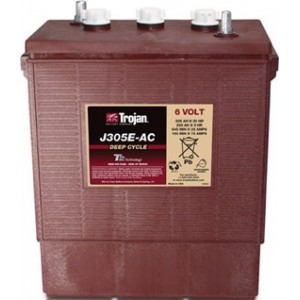 Trakční baterie Trojan J 305 E, 305Ah, 6V, 311 x 178 x 365 mm