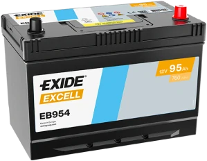Autobaterie EXIDE Excell 12V 95Ah 760A EB954 306x173x222