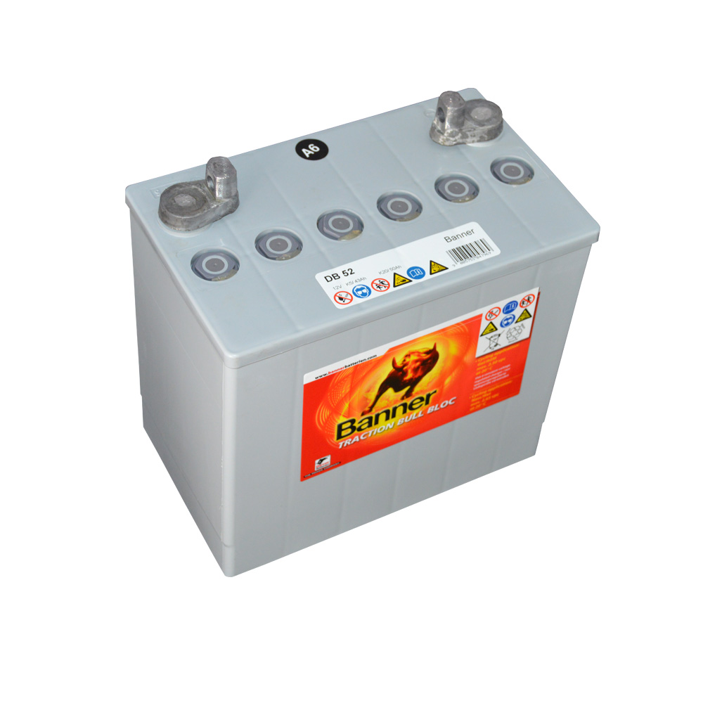 Banner Traction BULL Bloc DB 52 12V / 50Ah C20 / 43,2Ah C5 DIN (d.210 x š.175 x v.175 mm)