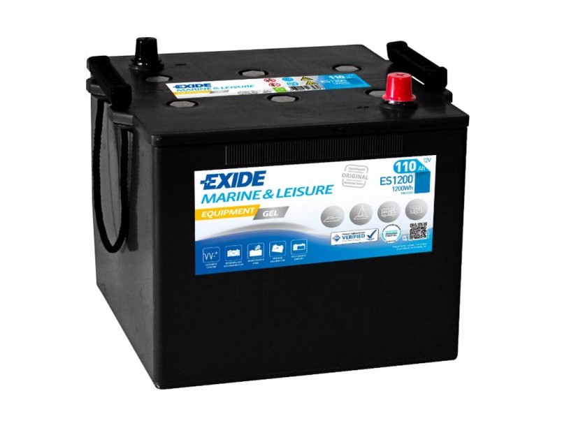 Trakční baterie EXIDE EQUIPMENT GEL ES1200, 110Ah, 12V, 1200Wh