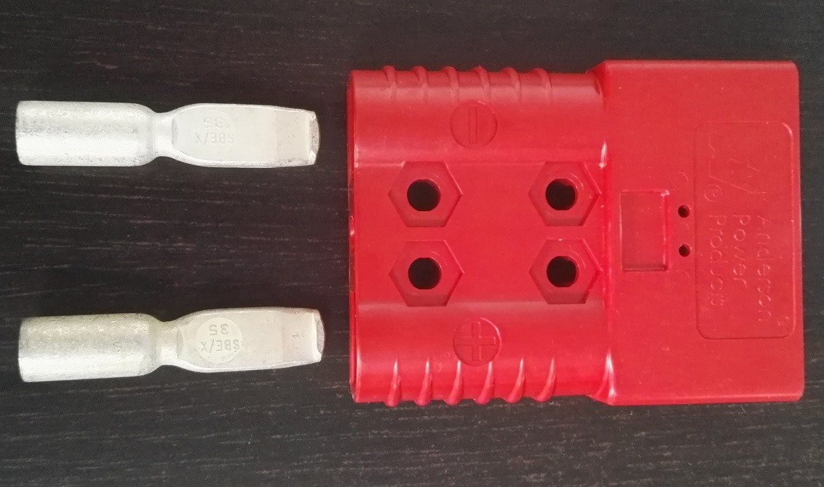 Rema SBE 320A / SRE 320, Kontakty 70mm ČERVENÝ / red, 24V