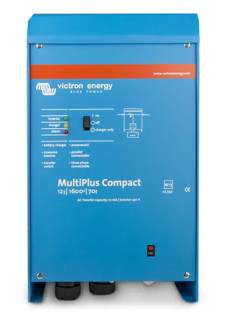 Měnič/nabíječ Victron Energy MultiPlus C 12V/800VA/35A-16A, 700W