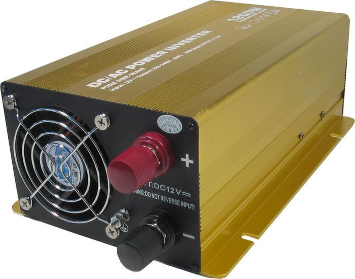 Měnič napětí 12V/230V 1200W, Soluowill NP1200, čistá sinusovka
