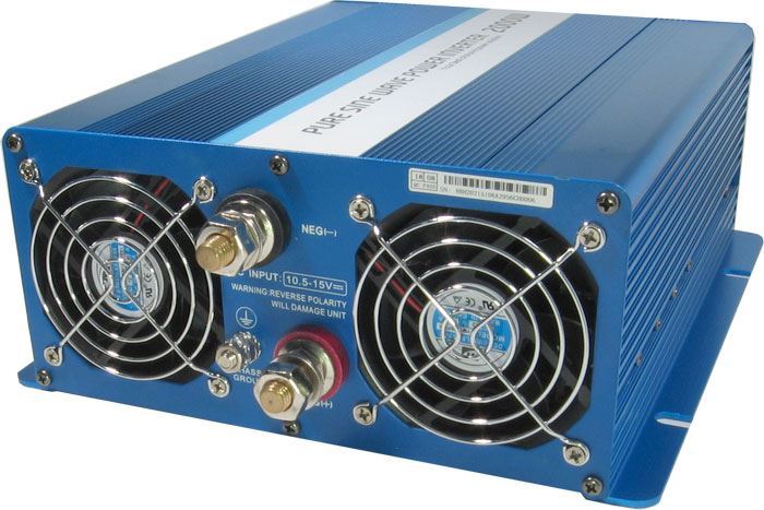 Měnič napětí 12V/230V+USB 2000W, CARSPA SK2000, čistá sinusovka, D.O.