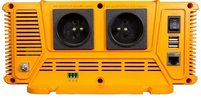 Měnič napětí 12V/230V 1200W, CARSPA PX1200,čistá sinusovka, D.O.drátové