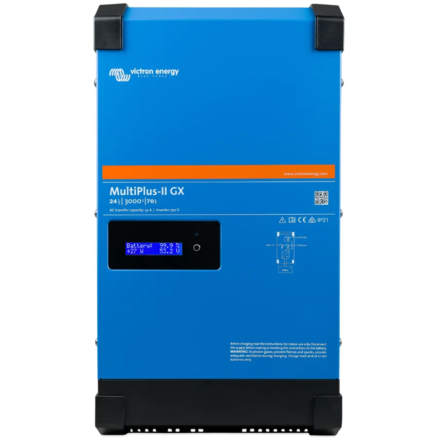 Měnič/nabíječ Victron Energy MultiPlus-II GX 24V/3000VA/70A-32A