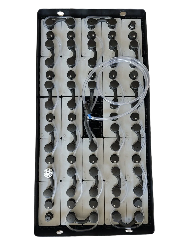 Trakční baterie BCH Battery 48V 5PzS625 s Aquamatic systémem, 1027 x 526 x 612 mm DIN 43531