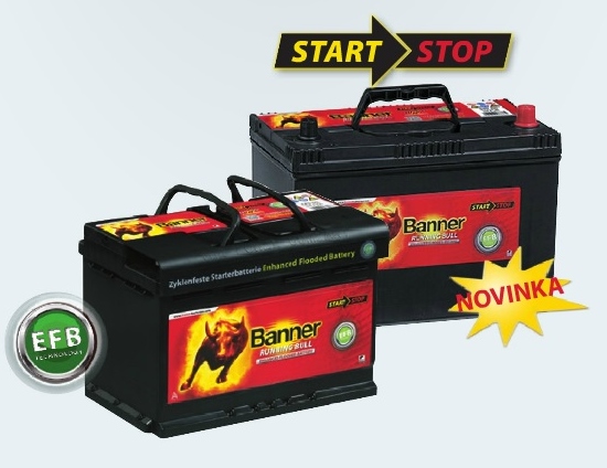 Autobaterie Banner Running Bull EFB 560 00, 60Ah, 12V ( 56000 )